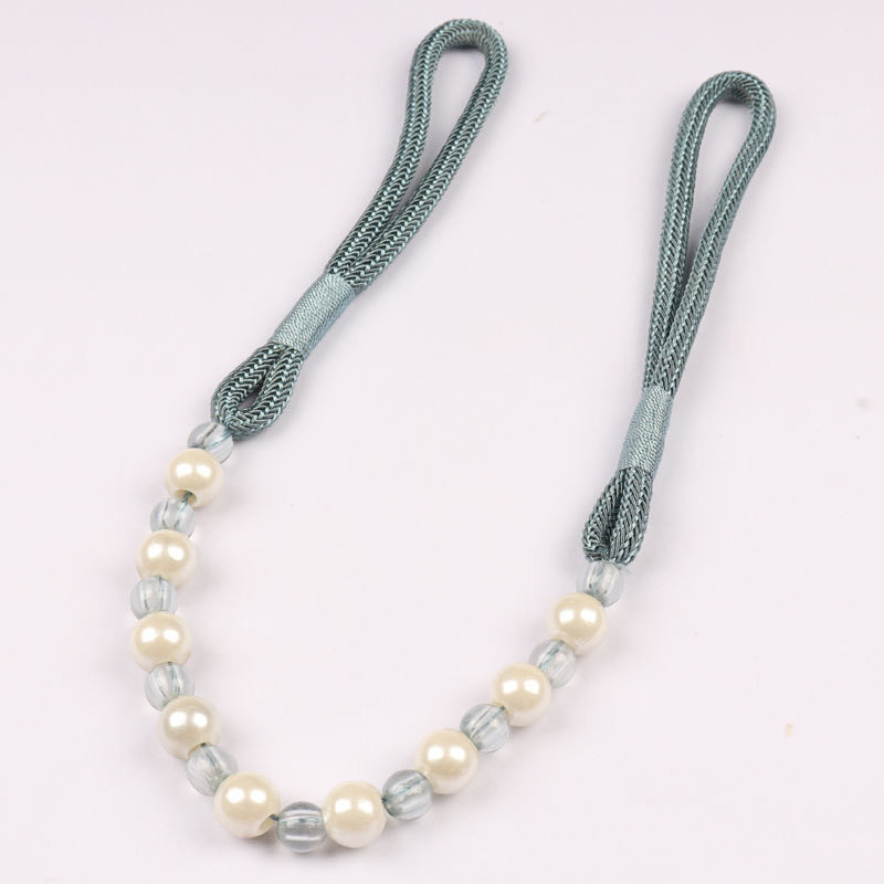 窗帘绑带一对装挂钩挂球珍珠水晶绑带轻奢创意窗饰品配件简约现代