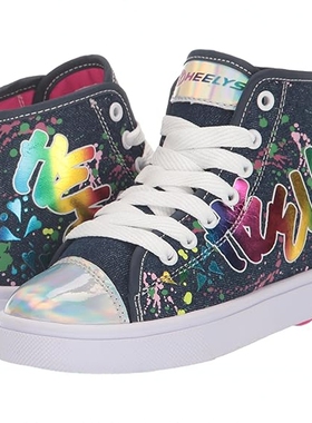 正品美国heelys暴走鞋女儿童学生成人轮滑鞋