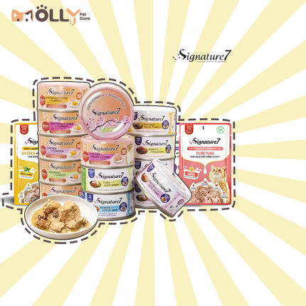 新加坡心宠怀Signature7小白罐主食餐包小白罐7日慕斯主食猫罐