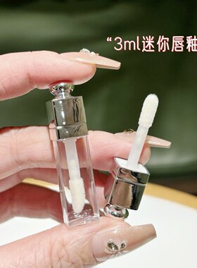 迷你3ml粉底液分装瓶唇釉小样瓶隔离霜空管口红唇彩试用装唇油管