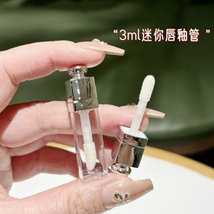 迷你3ml粉底液分装瓶唇釉小样瓶隔离霜空管口红唇彩试用装唇油管
