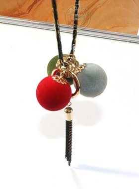 韩版长款配饰挂件毛衣链减龄百搭