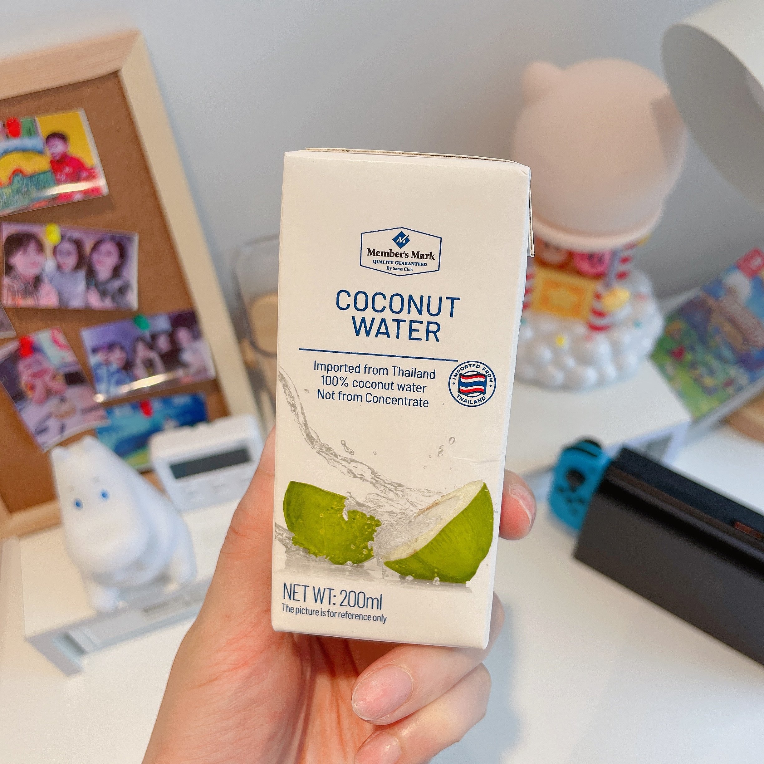 超好喝椰子水泰国进口100%椰子汁200ml/瓶 非浓缩还原椰香浓