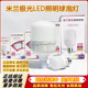 米兰极光超亮led节能灯泡家用螺口5w9w13W18瓦大功率室内照明球泡