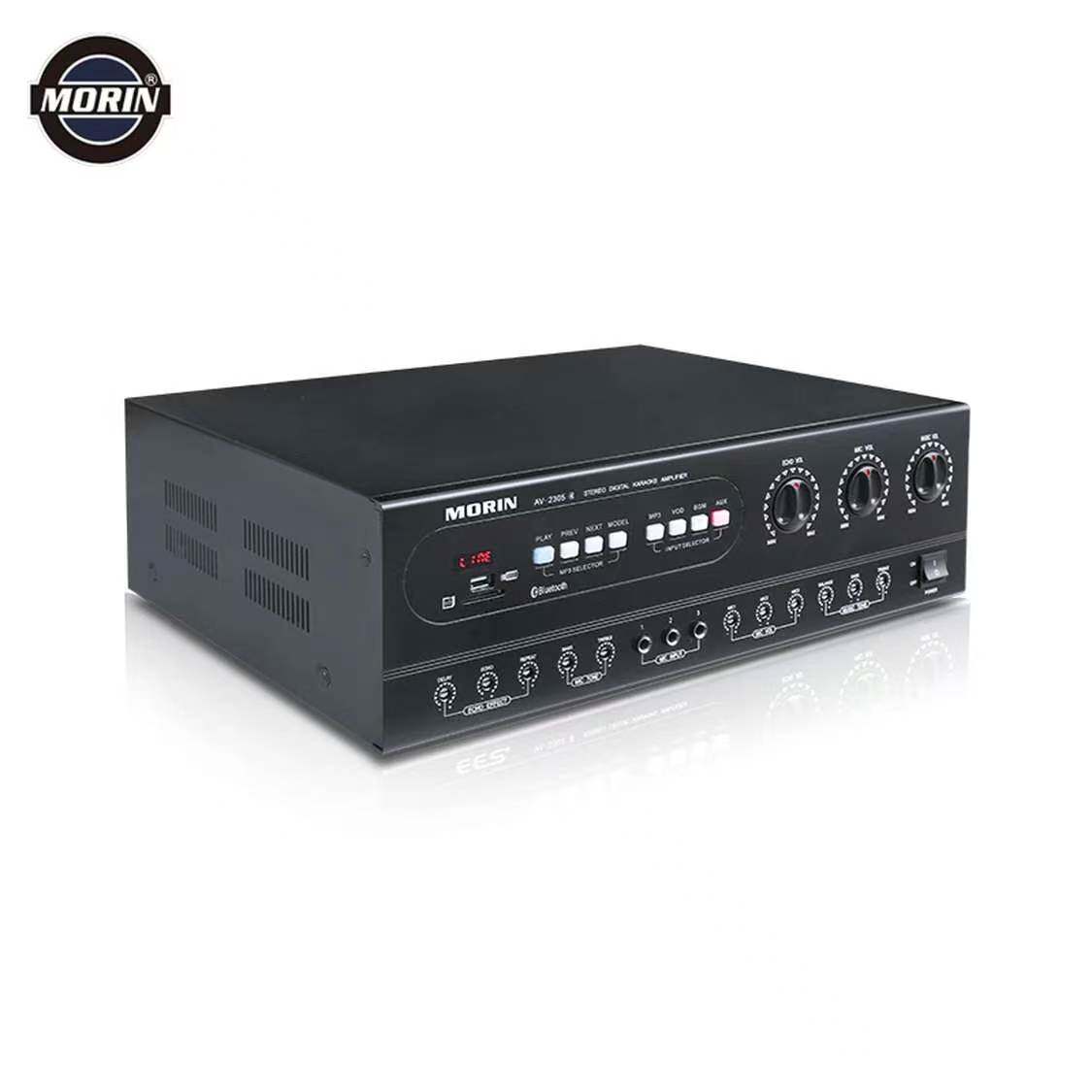 魔音MORIN AV-2305卡包音箱音响功放唱歌K歌2200  KTV卡拉OK功放