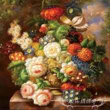 十字绣新款油画花卉百花齐放富贵花开客厅餐厅走廊卧室钻石贴画5d