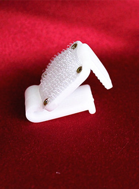 100个装台裙夹围裙夹舞台卡扣白色台裙夹子桌裙夹透明会议桌夹子