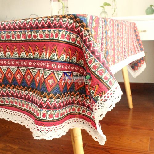 波西米亚风格云南丽江民俗桌布