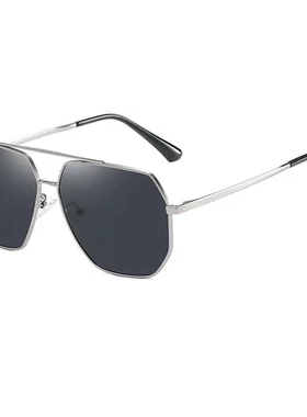 偏光男女太阳镜智能眼镜感光墨镜变色新款港风阿莎露复古驾驶