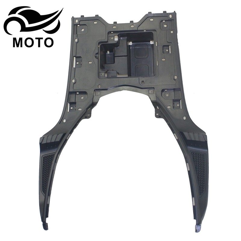 适用豪爵新喜之星HJ100T-7E/7F踏板摩托车搁脚踏板电池盒电瓶箱