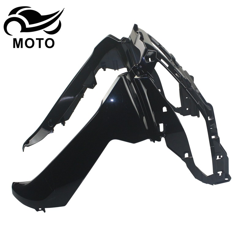 适用豪爵USR125原装外壳HJ125T-21/21C前围前下护罩鱼嘴前护围