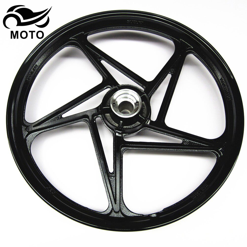 摩托车配件适用铃木钻豹hj125k-a/2/2a原装前后轮毂钢圈轮辋车轮