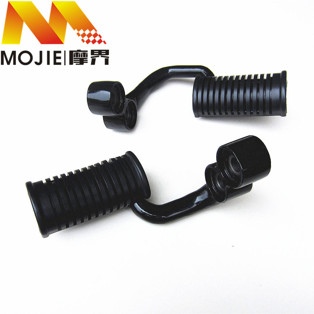 适用豪爵迪爽HJ150-9/9A摩托车配件前左右搁脚踏板前搁脚架脚蹬