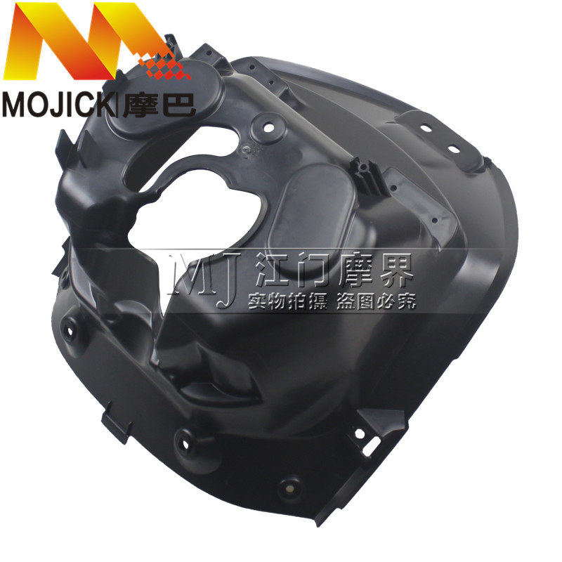 适用豪爵VM100配件HJ100T-5/5A/5C踏板车原装前挡泥板前泥瓦外壳