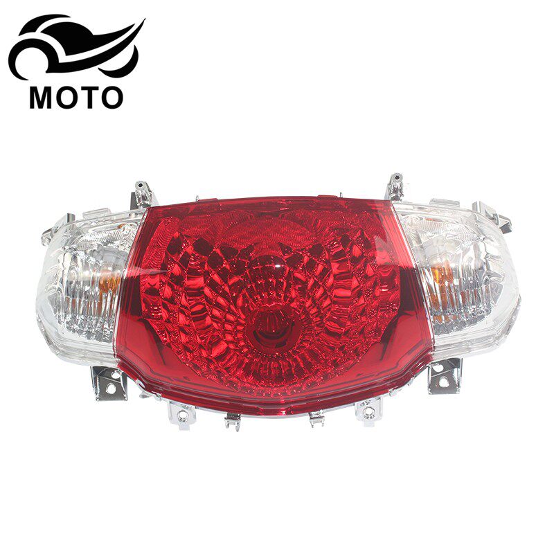 适用踏板车HJ125T-10H原装后尾灯总成后刹车灯转向灯