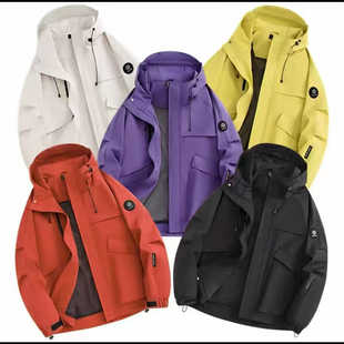 Windproof Waterproof Jacket Women Windbreaker Men 夹克冲锋衣