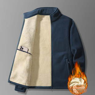 Men Winter Fleece Jacket Thermal Coat Outwear Windbreaker8XL