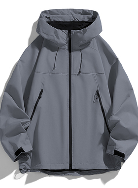 夹克Men Waterproof Hiking Jacket Women Windproof Windbreaker