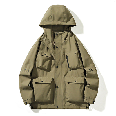 冲锋衣休闲连帽夹克户外登山服