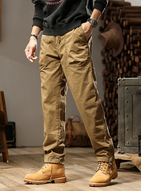 Man Military Tactical Cargo Pants Work Long Trousers pockets