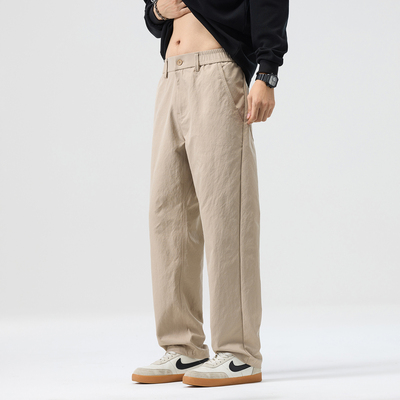 秋冬工装休闲裤男宽松直筒阔腿