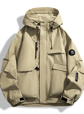 Unisex Outdoor Waterproof Jacket Windbreaker Coat Windproof