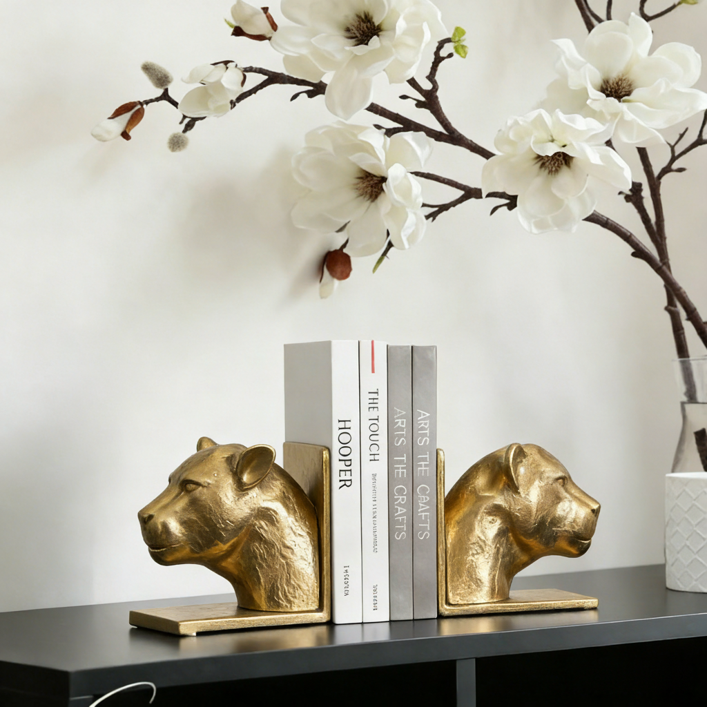 轻奢风狮子头书架装饰摆件树脂动物造型书房桌面收纳储物乔迁礼品,家居饰品,装饰摆件,淘宝优惠券,粉丝福利购,淘宝优惠卷