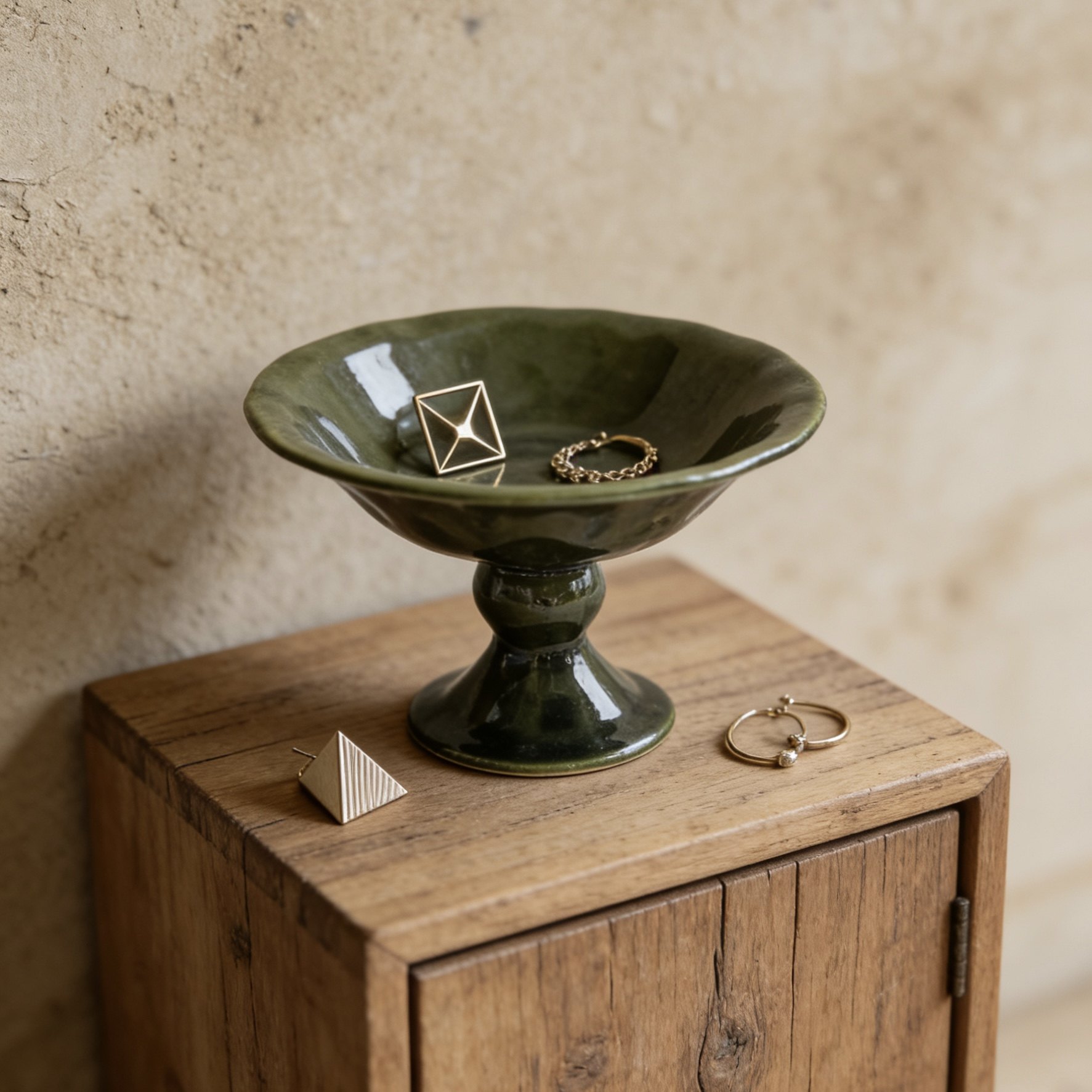 自然主义复古陶瓷首饰盘收纳盘家用梳妆台耳环桌面摆放盘子床头柜,家居饰品,香薰托盘,淘宝优惠券,粉丝福利购,淘宝优惠卷