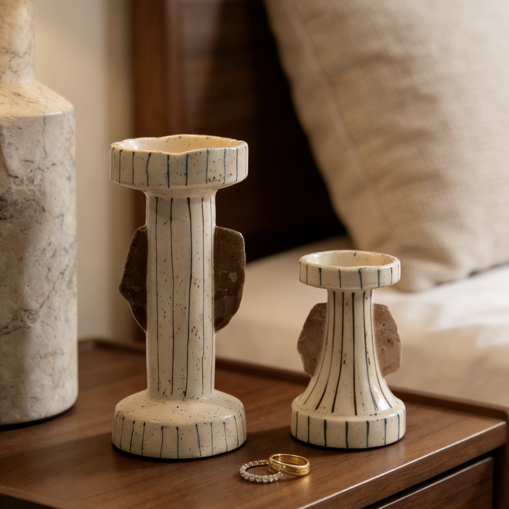 女生房间卧室内床头柜梳妆台香薰蜡烛托盘项链耳钉收纳首饰盘子小,家居饰品,香薰托盘,淘宝优惠券,粉丝福利购,淘宝优惠卷