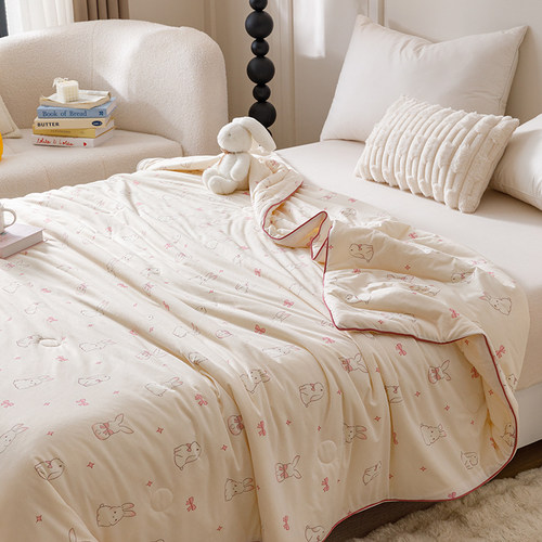 小清新夏凉被针织棉夏季