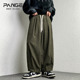 男春季 宽松大码 灯笼裤 胖胖哥百搭抽绳灯芯绒休闲裤 阔腿高街长裤