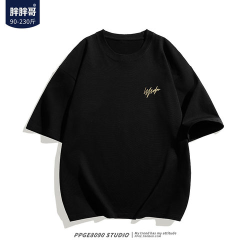 oversize半袖短袖t恤胖胖哥大码