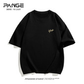 大码 胖胖哥重磅短袖 oversize 潮牌ins宽松美式 高街半袖 t恤男款 夏季