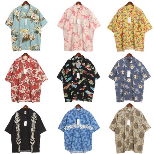 短袖短袖vintage夏威夷嘻哈宽松