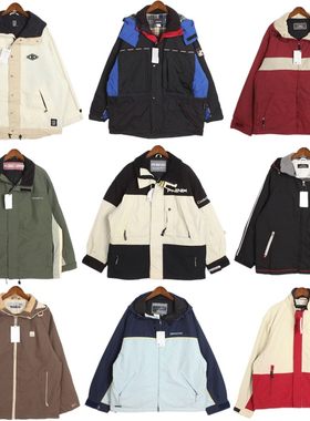 古着秋冬户外保暖运动棉服