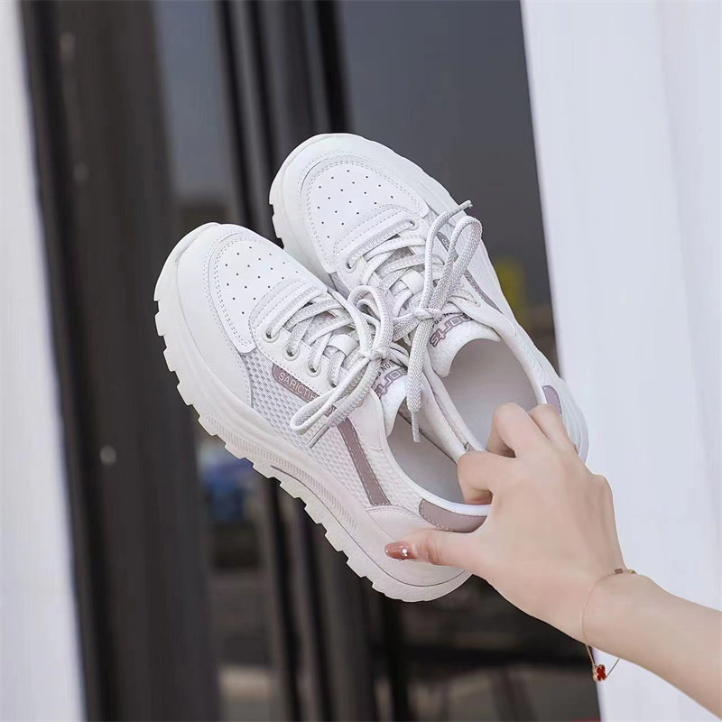 依婷公主运动鞋女2023年网面透气新款鞋子厚底百搭休闲鞋女老爹鞋