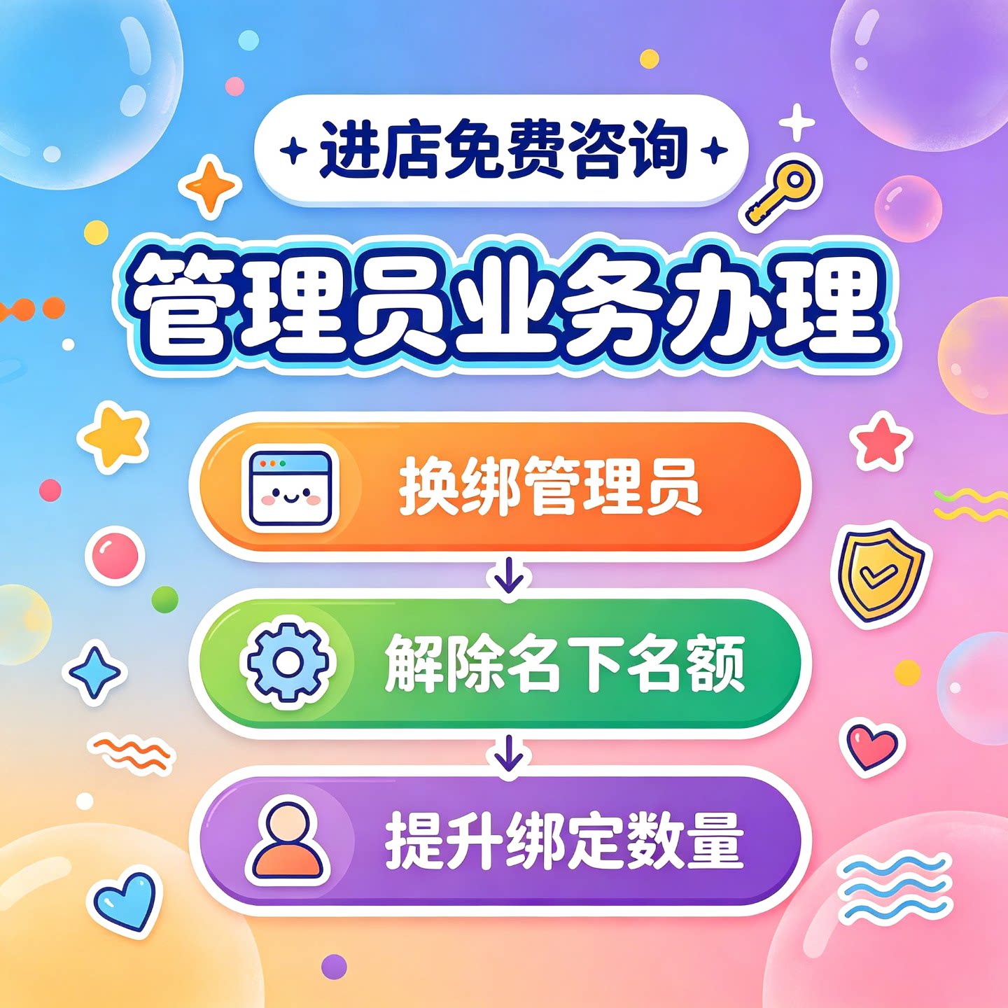 微信公众号管理员换绑 解除绑定名额 清理占用 提升可绑定数量