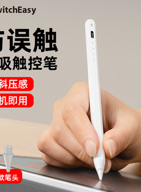switcheasy适用苹果ipad Air7/6 11寸平板13电容触控笔磁吸防误触