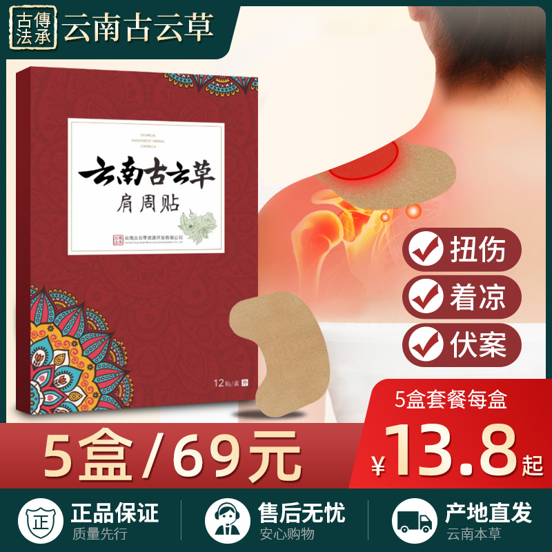 云南古云草草本肩周热敷12贴/盒