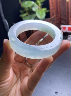 66D25D果敢翡翠 50+ 缅甸翡翠镯子玉石手镯玉镯定制 私自拍下无效