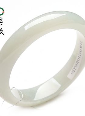 X26355果敢翡翠 58.5翡翠手镯玉镯玉手镯缅甸A货玉石手镯玉镯子