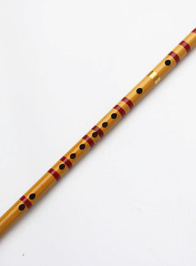 大量供应47厘米本色黑色包铜皮竹笛子 F调标准音吹奏类乐器