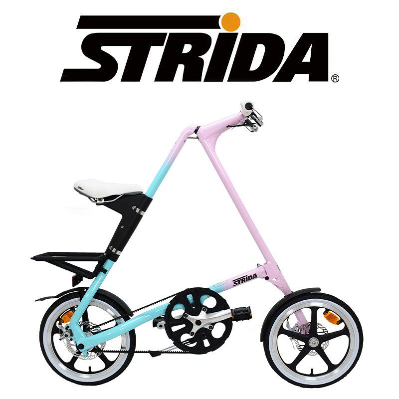 英国 STRiDA 折叠自行车 LT/16寸 单速塑钢一体轮组 通勤休闲代步