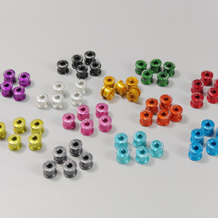 瑞宜达RIDEA山地公路折叠车自锁牙盘盘钉盘片螺丝单盘双盘自行车