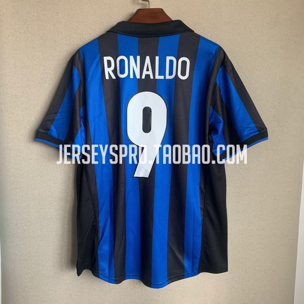 thumbnail for Ronaldo Inter Milan Home Jersey Ronaldo Inter Milan 1998/99 Jersey