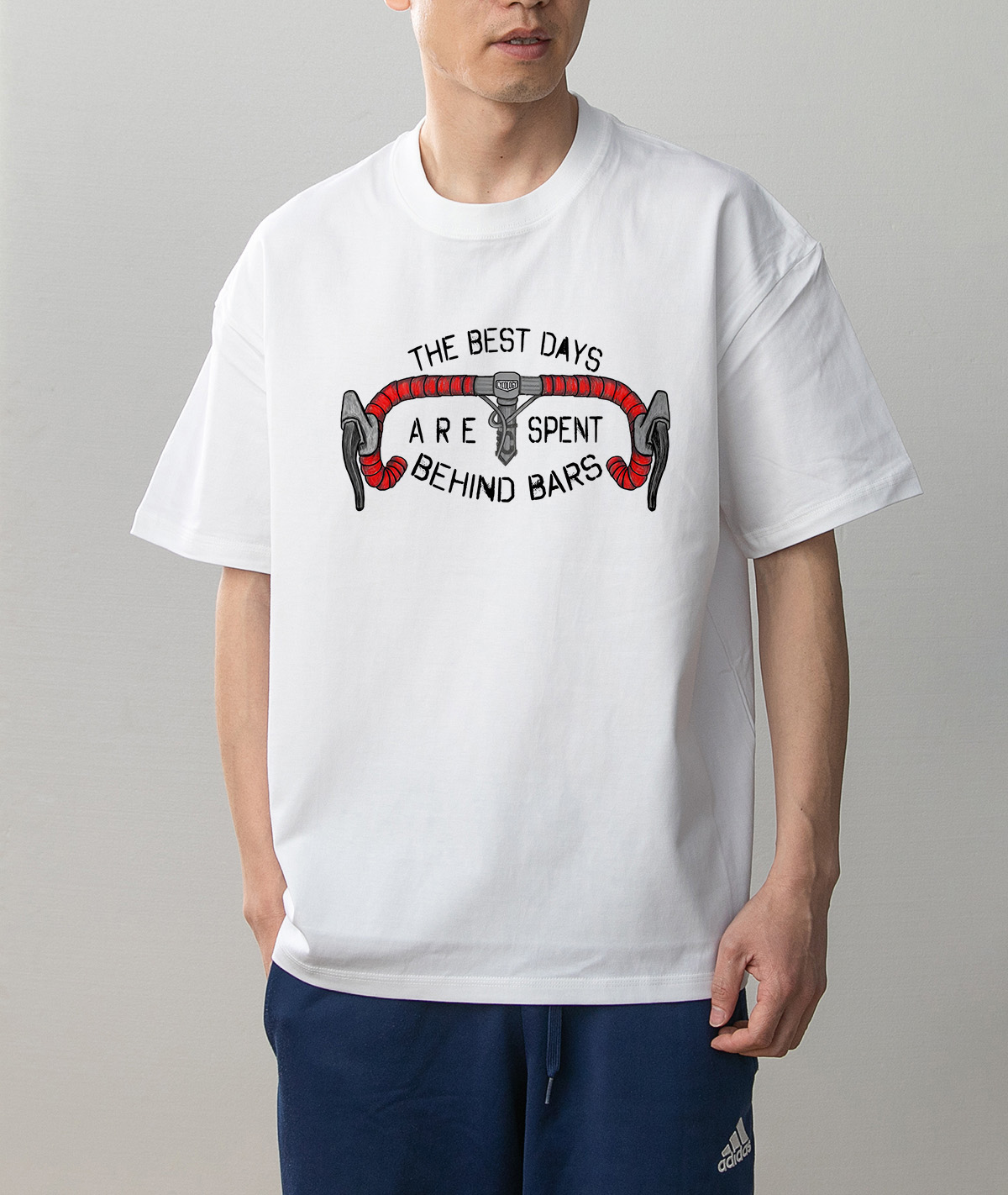 自行车把手印花 户外运动骑行休闲夏季新款情侣装全棉短袖T恤男女