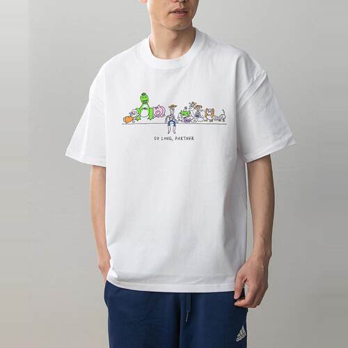数码直喷玩具总动员印花夏季情侣装全棉短袖T恤男女Magic For All