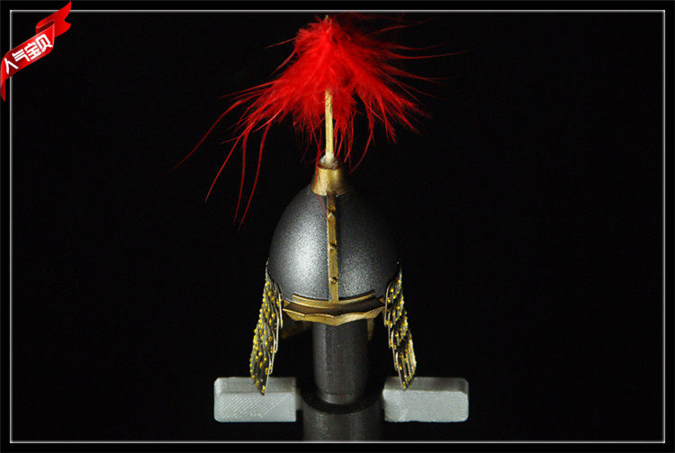 【定做】 1/6 古代兵人模型 明朝 金属扎甲片红缨 空灵阁边军盔体