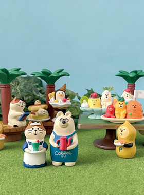 树脂日式桌面卡通摆件