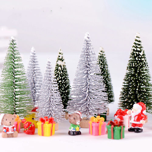 松针圣诞树摆件创意可爱微景观